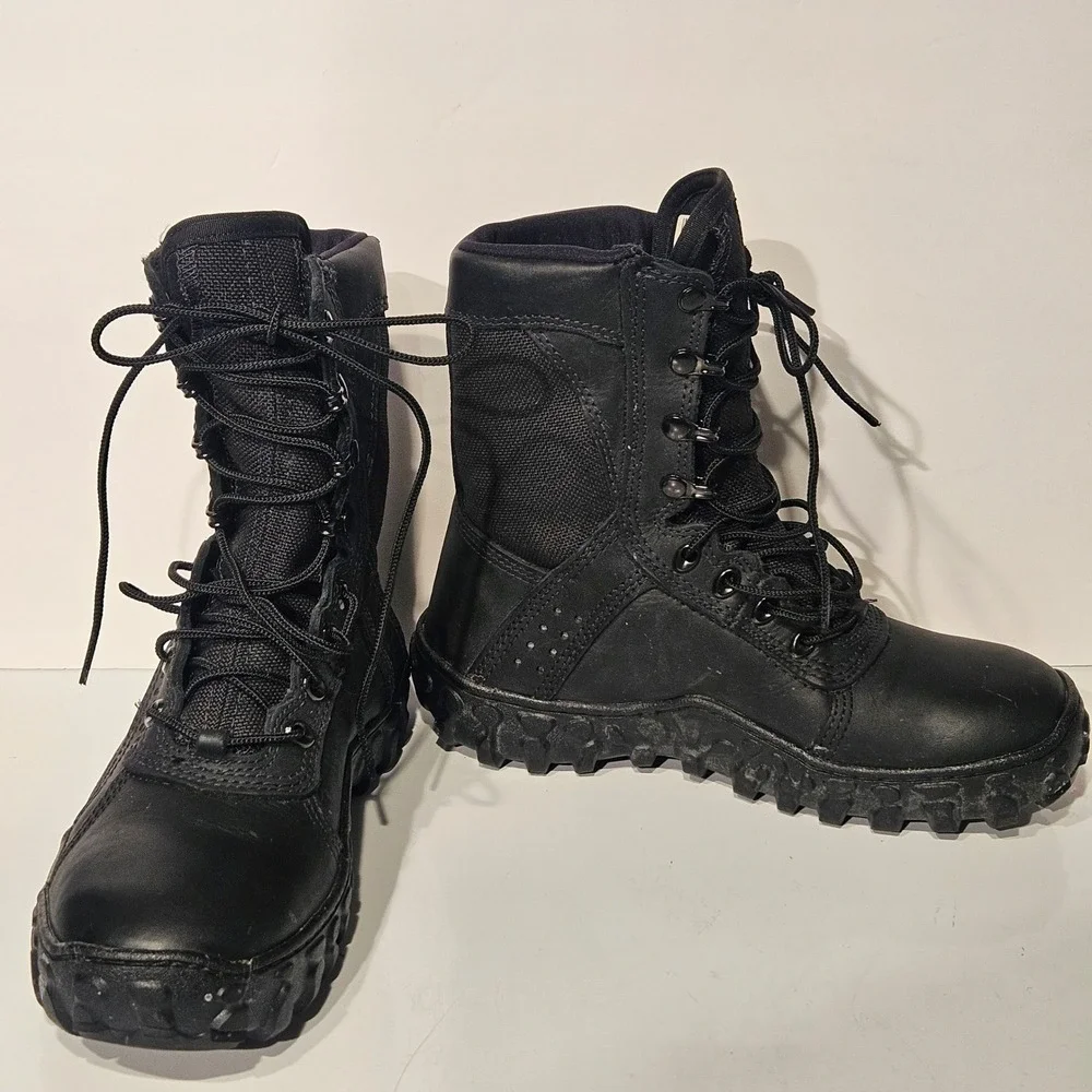 Rocky S2V Special Ops Tactical Boots 6 Black Leather Vibram 102 Military Duty